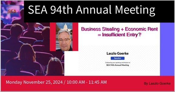 The IAAEU at the annual meeting of the Southern Economic Association in Washington, D.C.